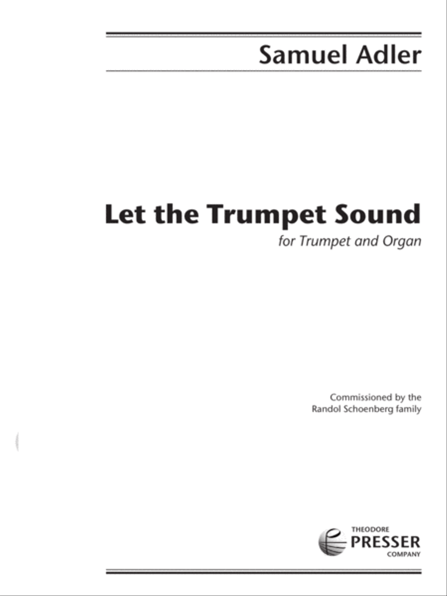 Let The Trumpet Sound Chamber Music scores gallery preview page 2