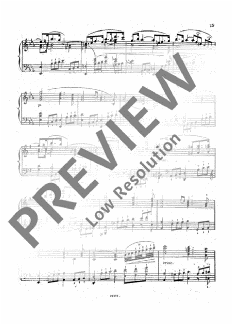 Großer Festmarsch Piano Solo scores gallery preview page 14