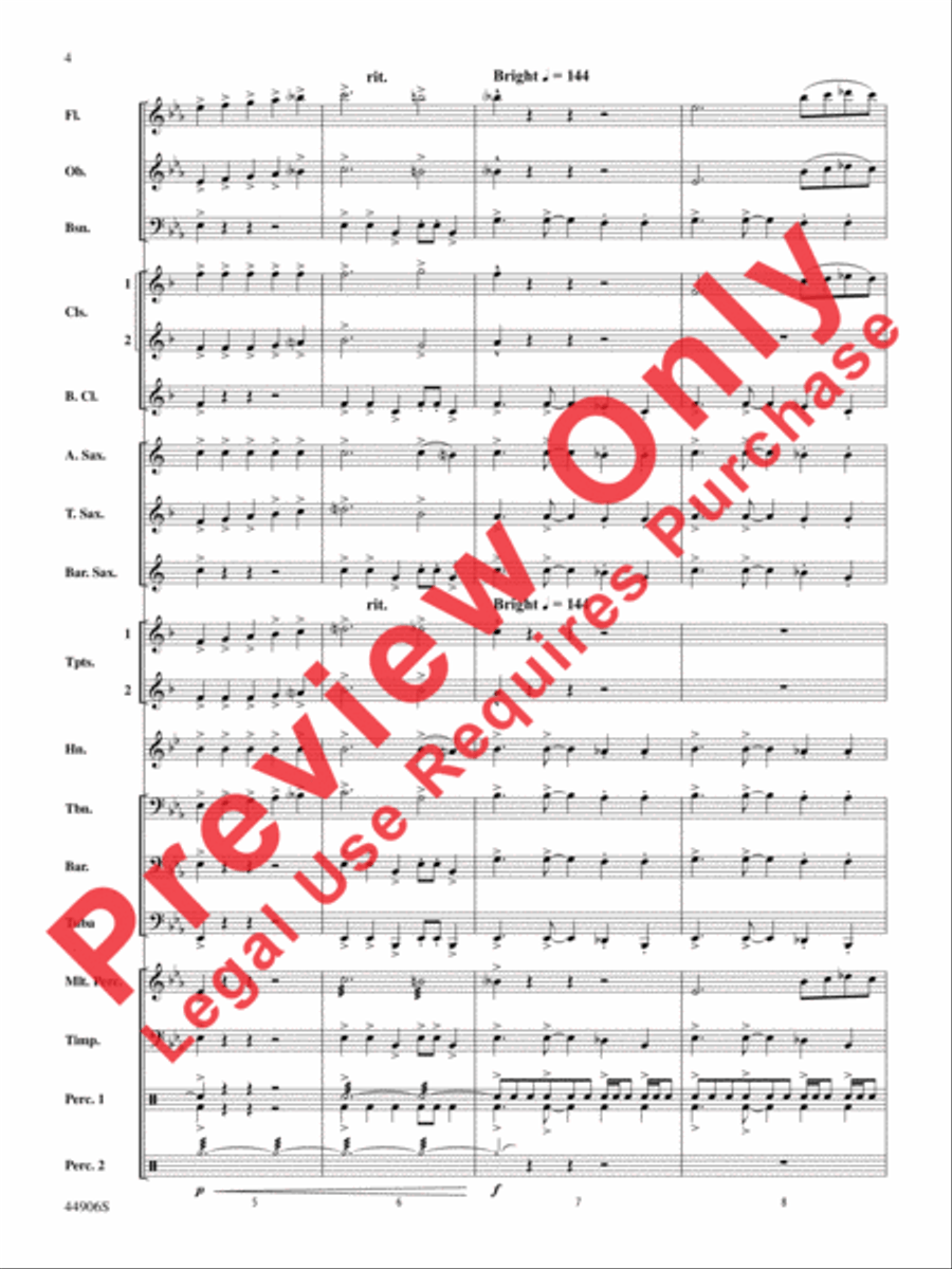 Pentagram Pentagram Concert Band scores gallery preview page 4