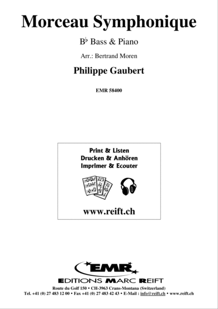 Morceau Symphonique Morceau Symphonique Voice Solo scores gallery preview page 2