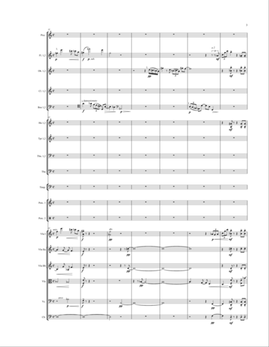 Friend or Fiend for orchestra (score) Full Orchestra scores gallery preview page 3