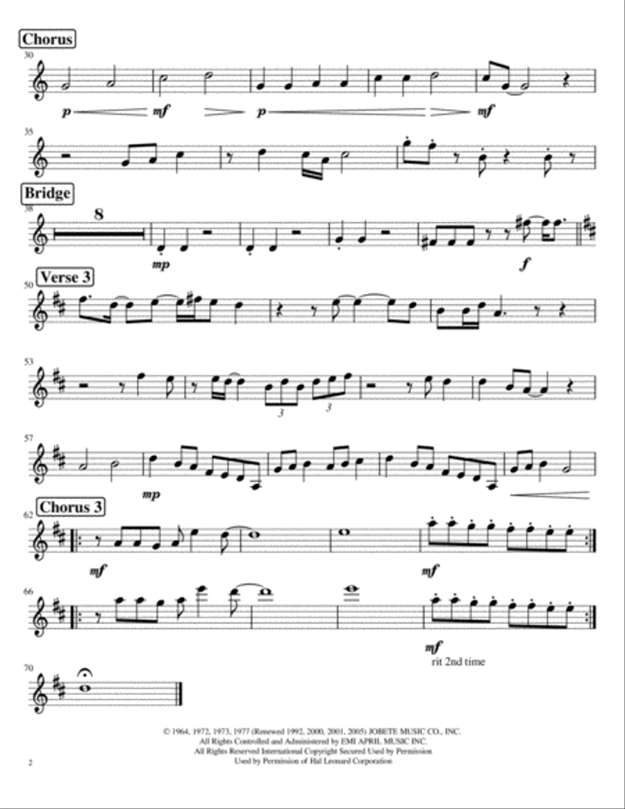 My Girl String Quartet scores gallery preview page 5