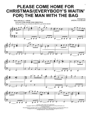 Please Come Home For Christmas/(Everybody's Waitin' For) The Man With The Bag