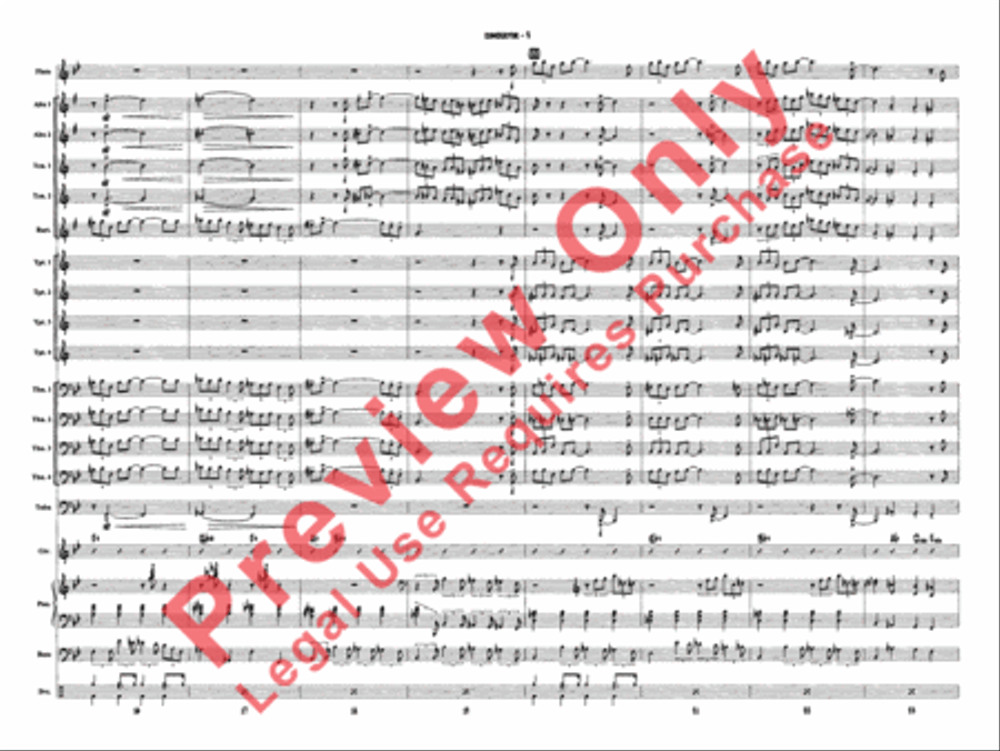Blues in the Night Jazz Ensemble scores gallery preview page 6