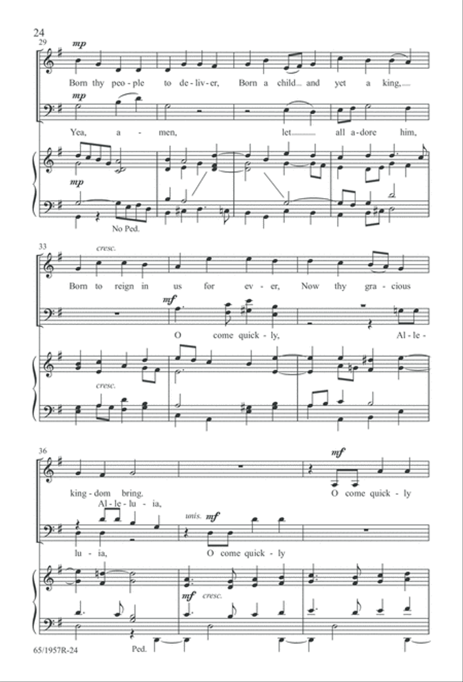 Festival of Lessons and Carols 4-Part scores gallery preview page 25