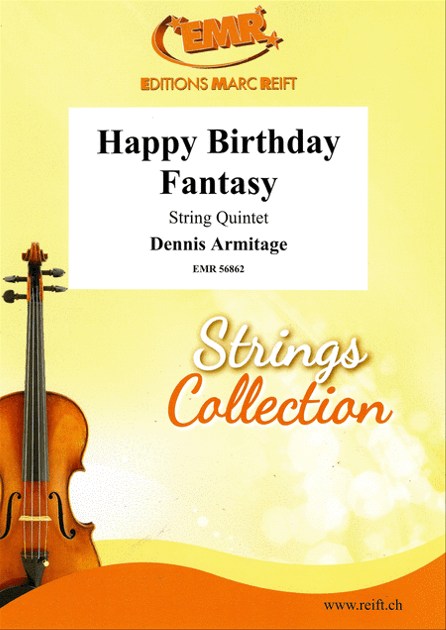 Happy Birthday Fantasy String Quintet scores gallery preview page 1