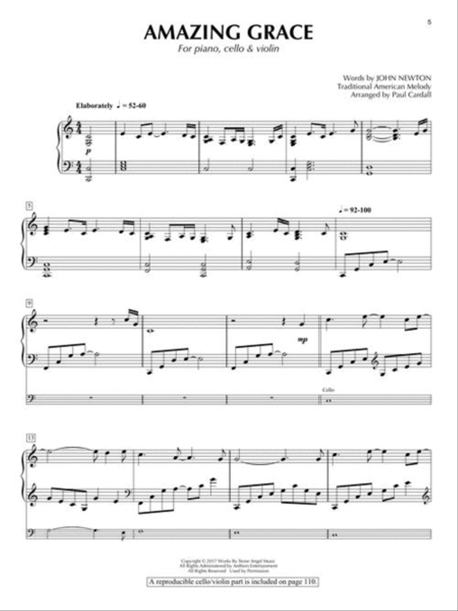 Paul Cardall – 40 Hymns for Forty Days Piano Solo scores gallery preview page 6