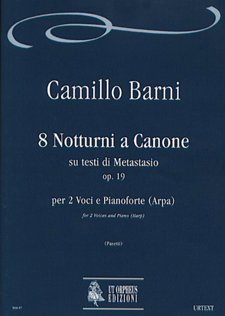8 Notturni a Canone on texts by Metastasio op. 19