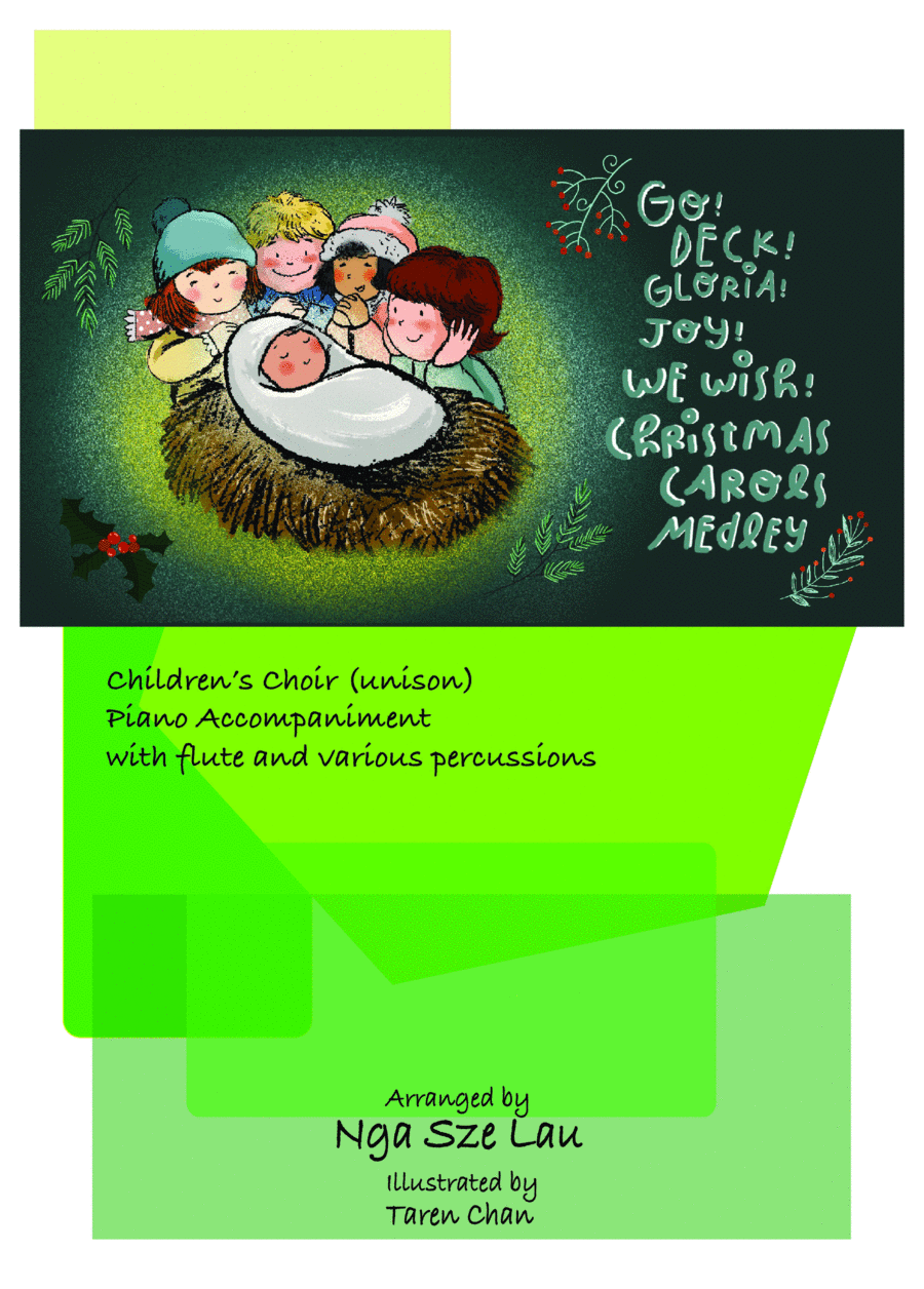 Go! Deck! Gloria! Joy! We wish! Christmas Carols Medley Sacred scores gallery preview page 1