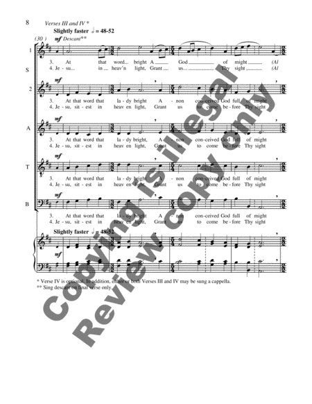Carols of the Nativity: 1. As I Lay Upon a Night (Choral Score) image number null