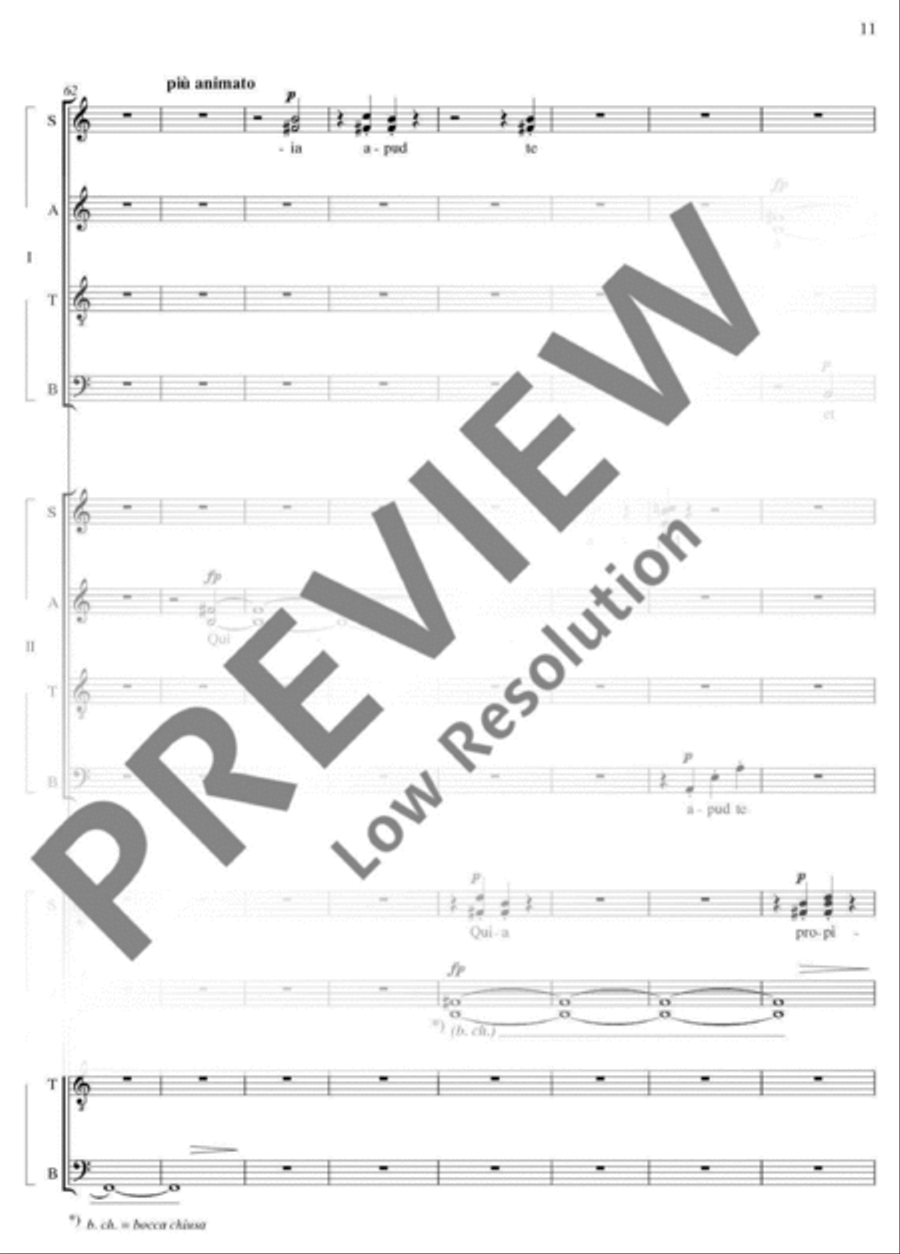 De profundis De profundis 4-Part scores gallery preview page 12