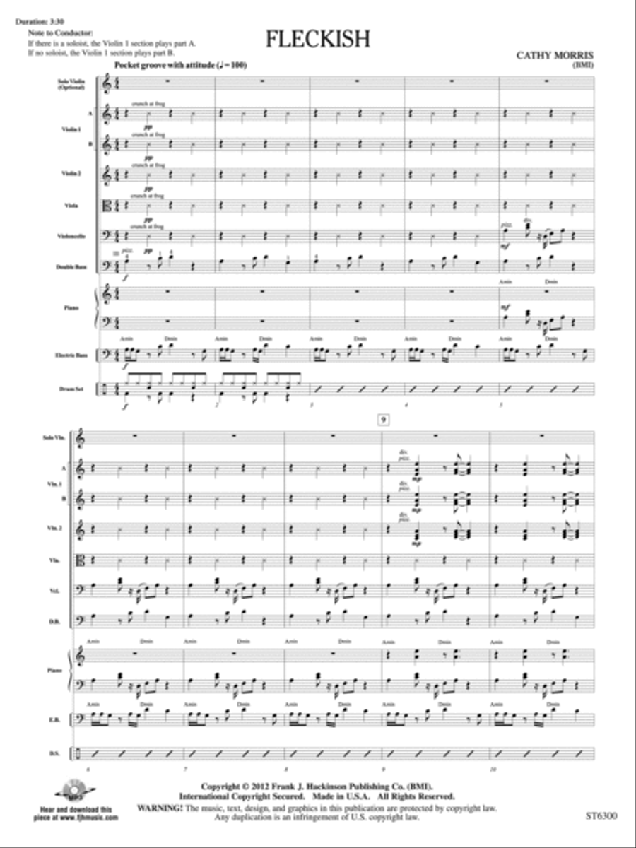 Fleckish: Score String Orchestra scores gallery preview page 3