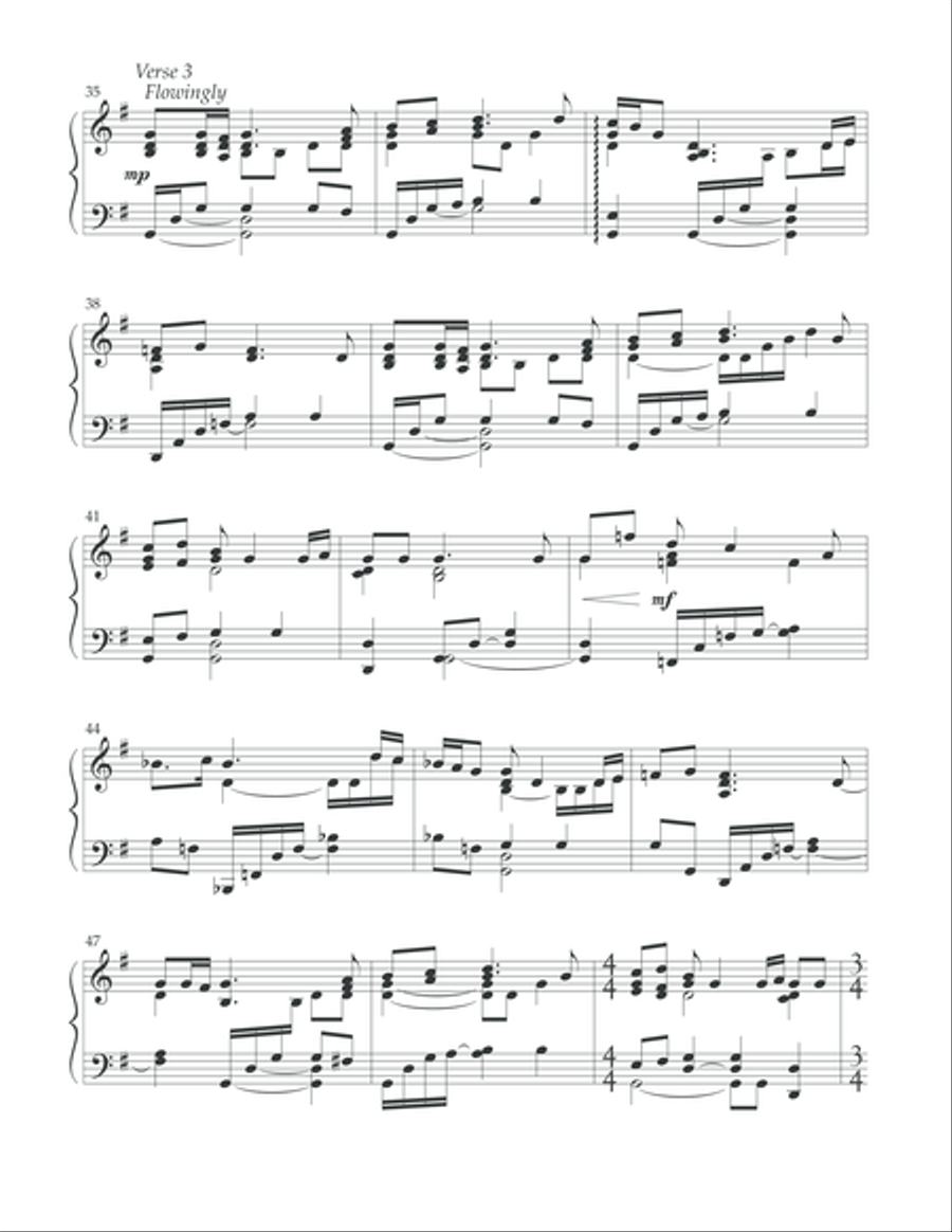 Wexford Carol Wexford Carol Piano Solo scores gallery preview page 4