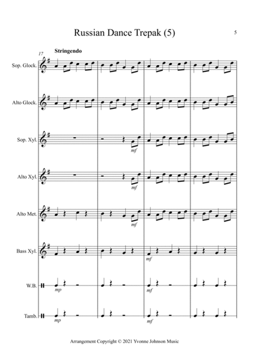Russian Dance Trepak - For Orff Ensemble (Easier Arrangement) image number null