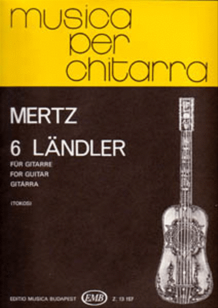 6 Ländler Classical Guitar scores gallery preview page 1