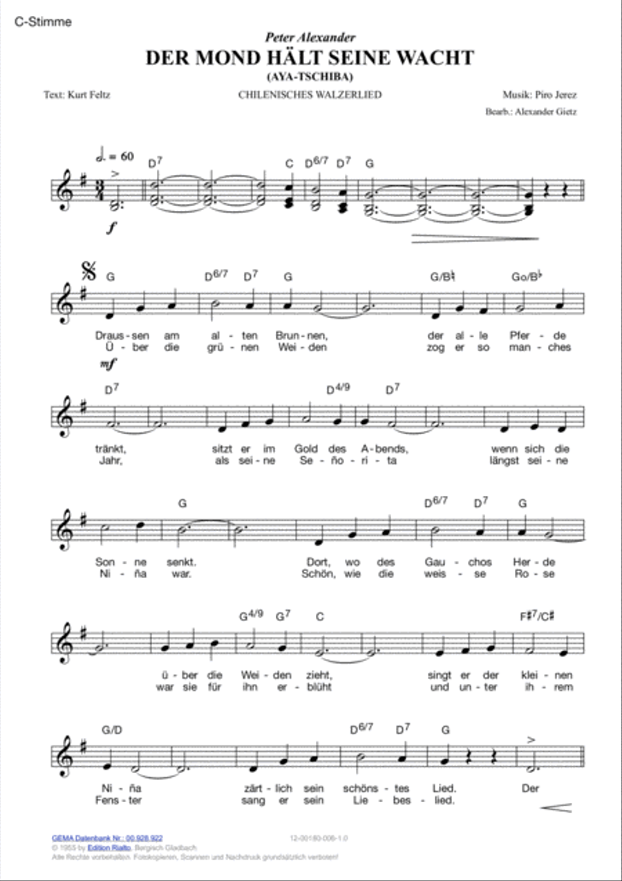 Der Mond halt seine Wacht Voice scores gallery preview page 2