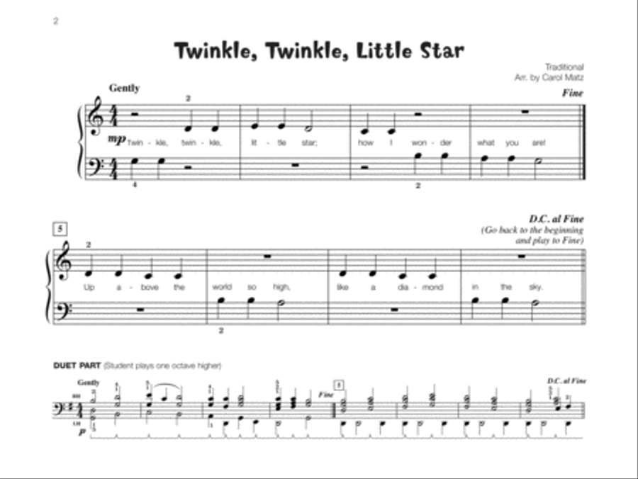 Famous & Fun Favorites, Book 1: 13 Appealing Piano Arrangements Piano Method scores gallery preview page 2