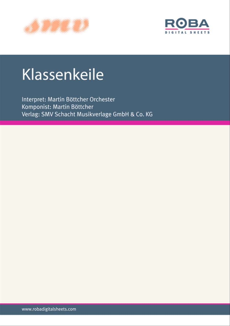 Klassenkeile Piano, Vocal scores gallery preview page 1