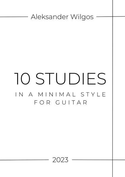 10 Studies in a Minimal Style for Guitar image number null