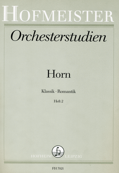 Orchesterstudien fur Horn