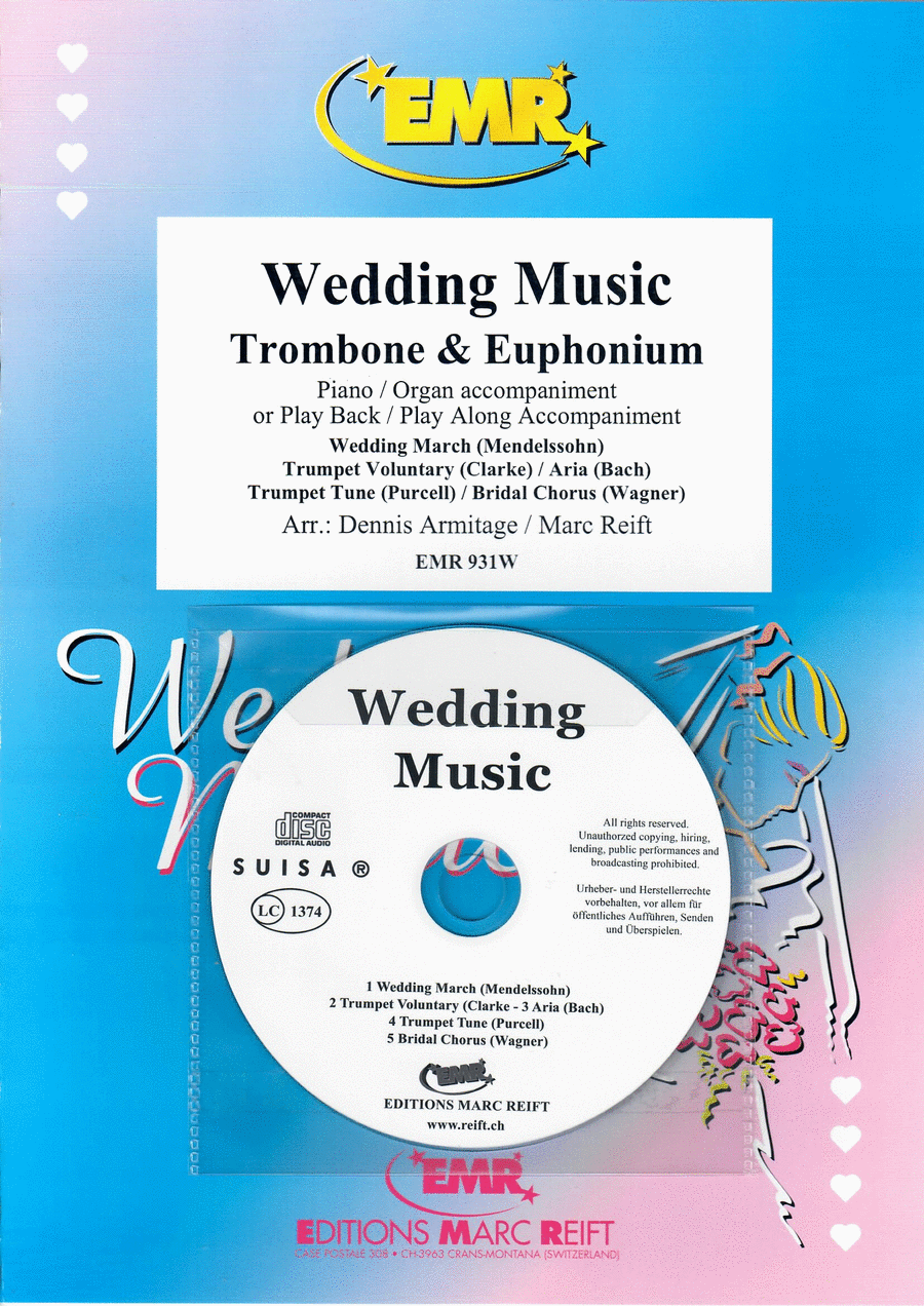 Wedding Music - Trombone/Euphonium Duet (with CD)