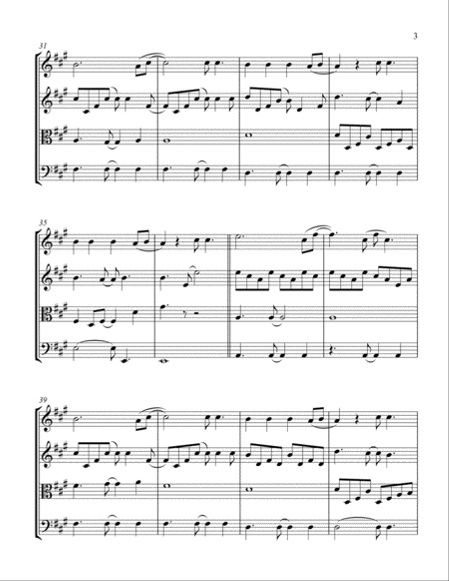 All Of Me All Of Me String Quartet scores gallery preview page 3