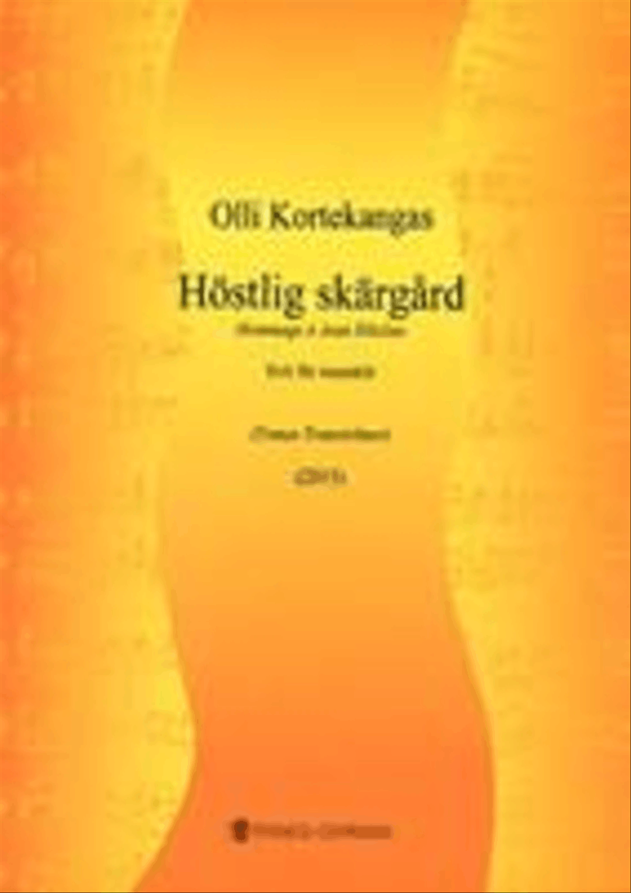 Höstlig skärgård (Hommage à Jean Sibelius) Men's Choir scores gallery preview page 1