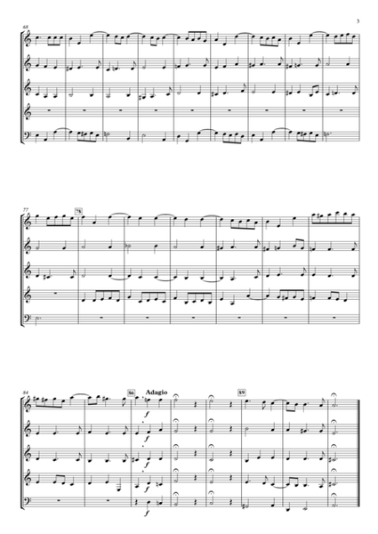 Turmsonaten. 24 neue Quatrizinien 3. Sonatina for Wind Quintet image number null