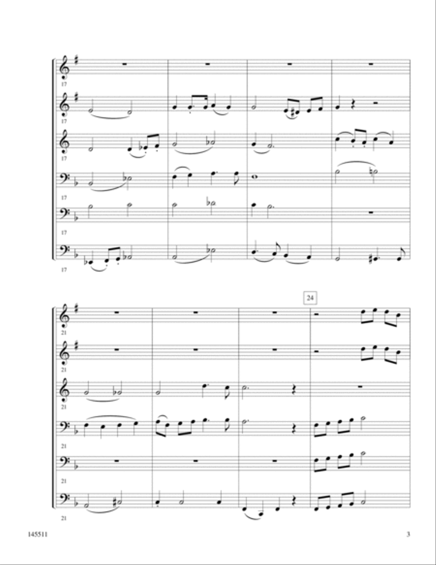 Wonderful Grace Of Jesus Wonderful Grace Of Jesus Brass Quintet scores gallery preview page 4