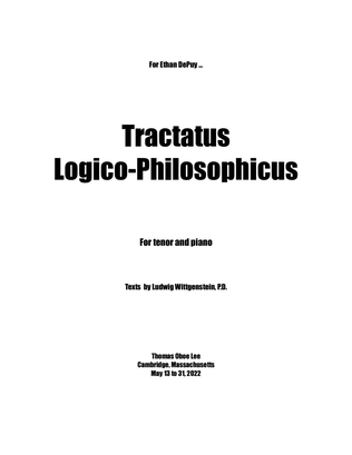 Tractatus Logico-Philosopicus (2022) full score