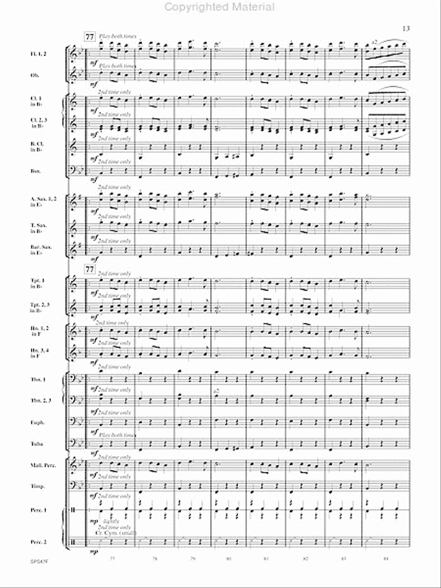 Polaska Przeplatanka Polaska Przeplatanka Concert Band scores gallery preview page 14