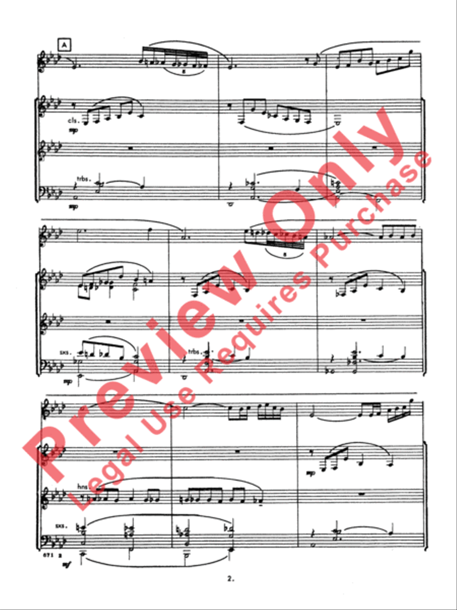 Persuasion Persuasion Concert Band scores gallery preview page 5