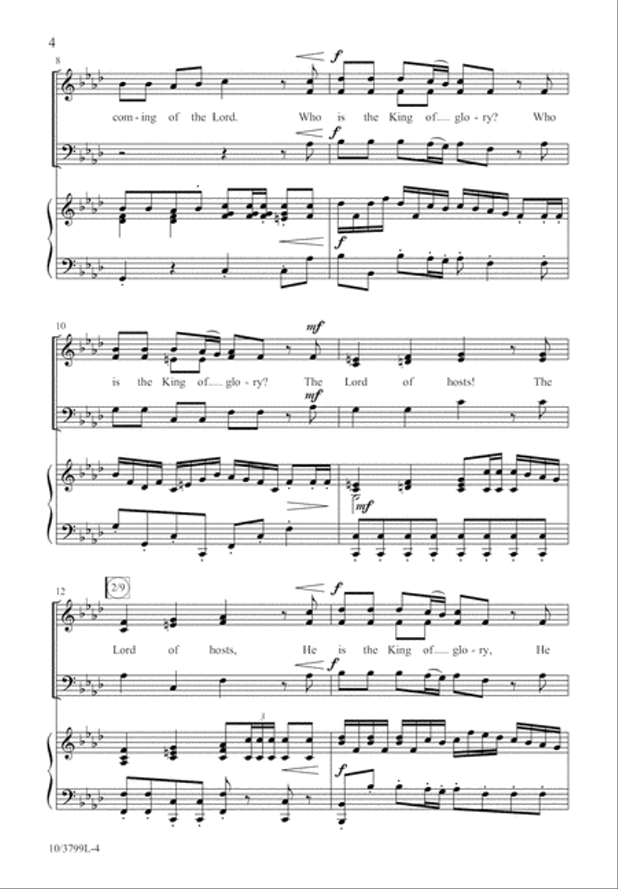 The King of Glory The King of Glory 3-Part scores gallery preview page 4