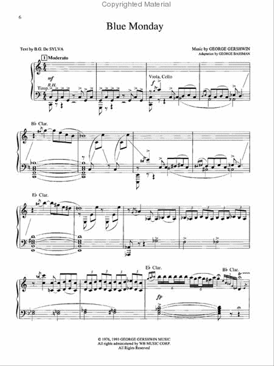 Blue Monday Blue Monday Piano, Vocal, Guitar scores gallery preview page 2