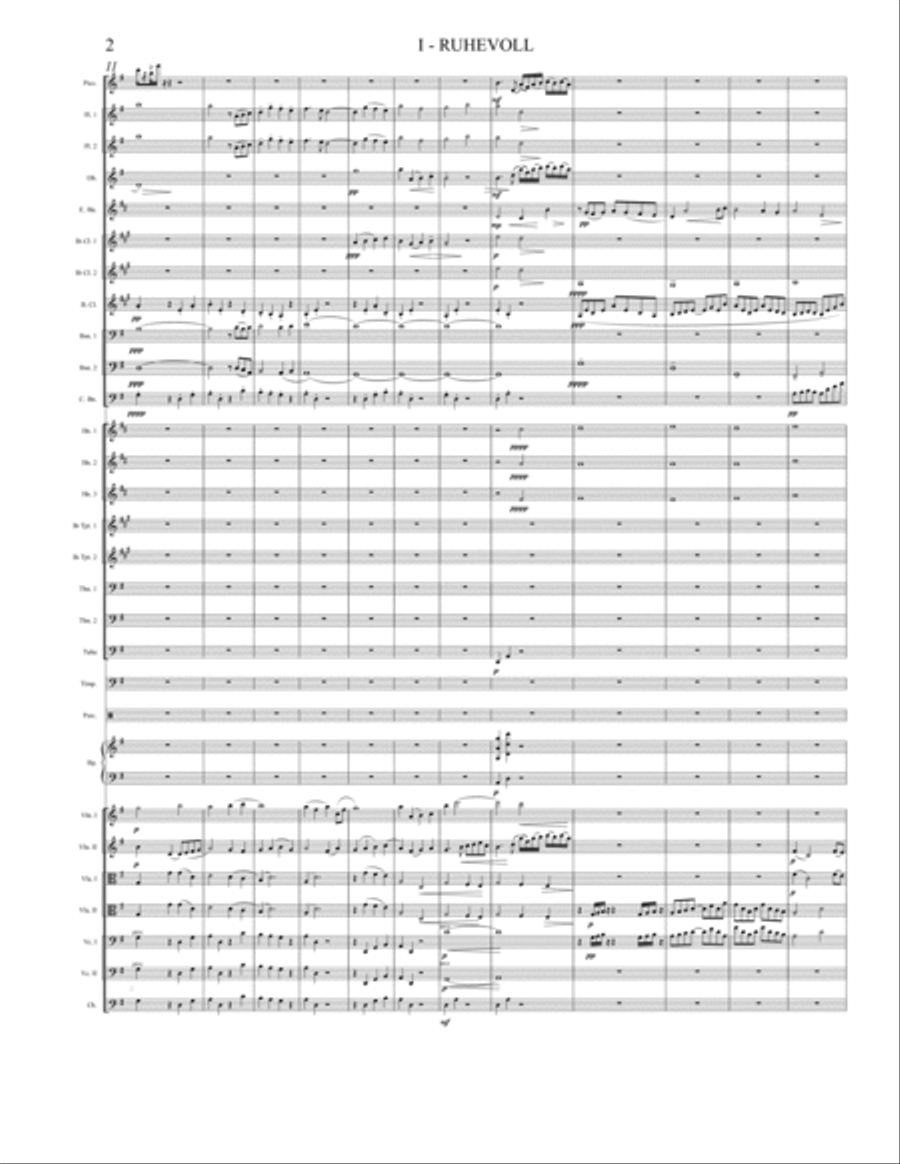 Ruhevoll Ruhevoll Full Orchestra scores gallery preview page 2