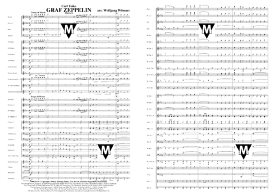 Graf Zeppelin Concert Band scores gallery preview page 2