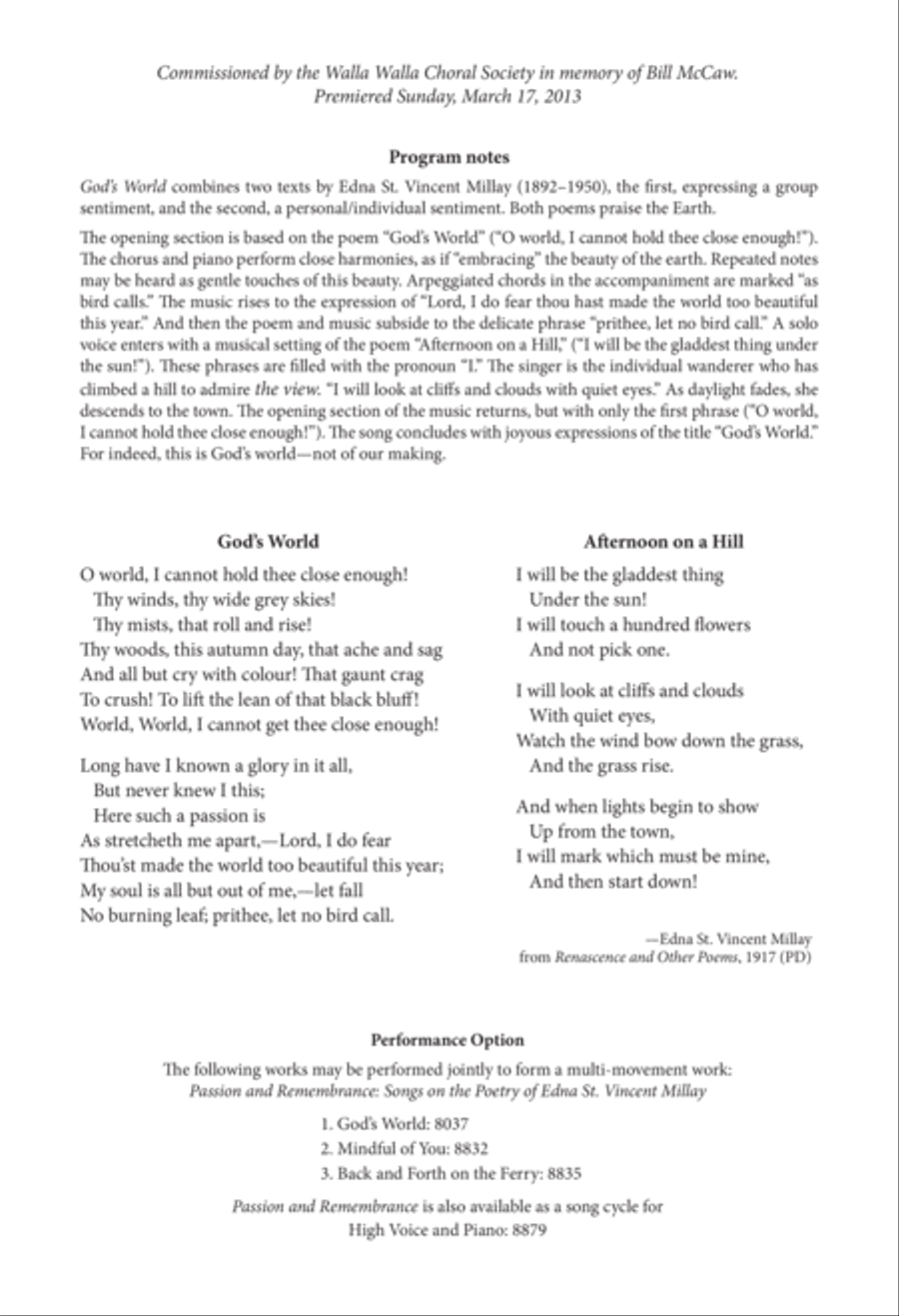 God's World Divisi scores gallery preview page 1
