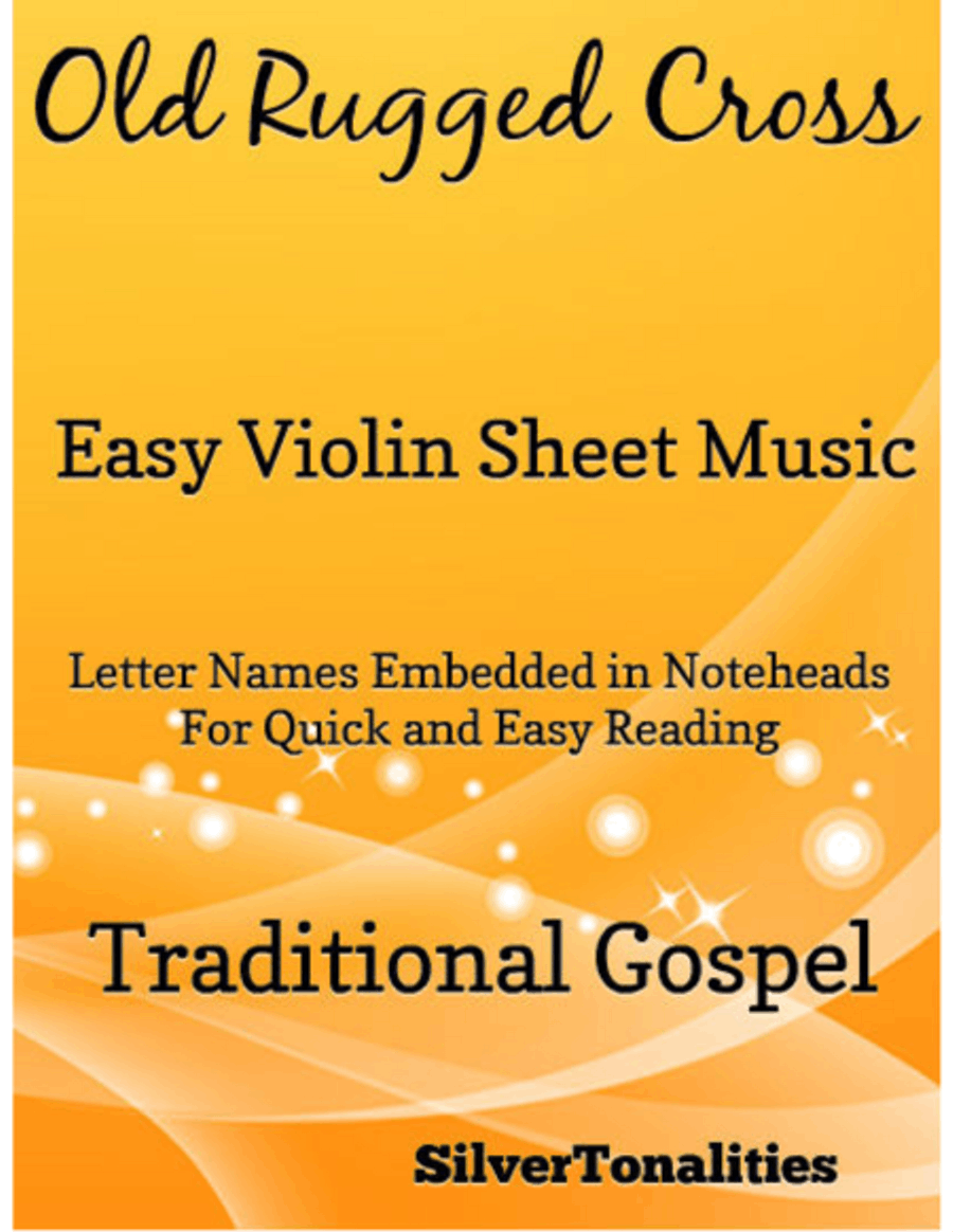 Old Rugged Cross Easy Violin Sheet Music Violin Solo scores gallery preview page 1