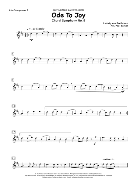 Easy Concert Classics - Saxophone Trios Book 1 image number null