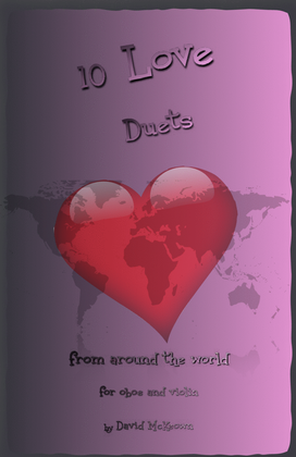 Book cover for 10 Love Duets for Oboe and Violin
