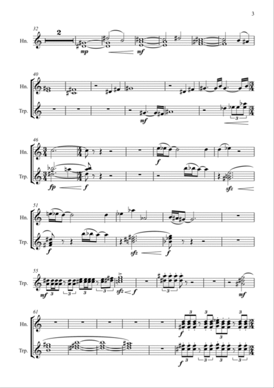 The Bridge (album Version) Brass Duet scores gallery preview page 3