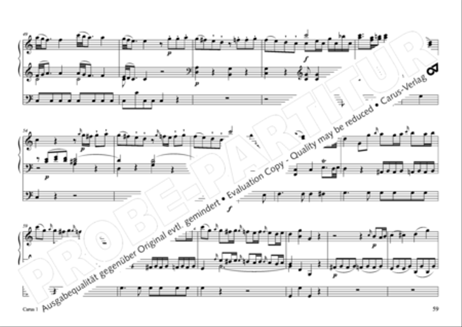 17 Church sonatas Organ Solo scores gallery preview page 60
