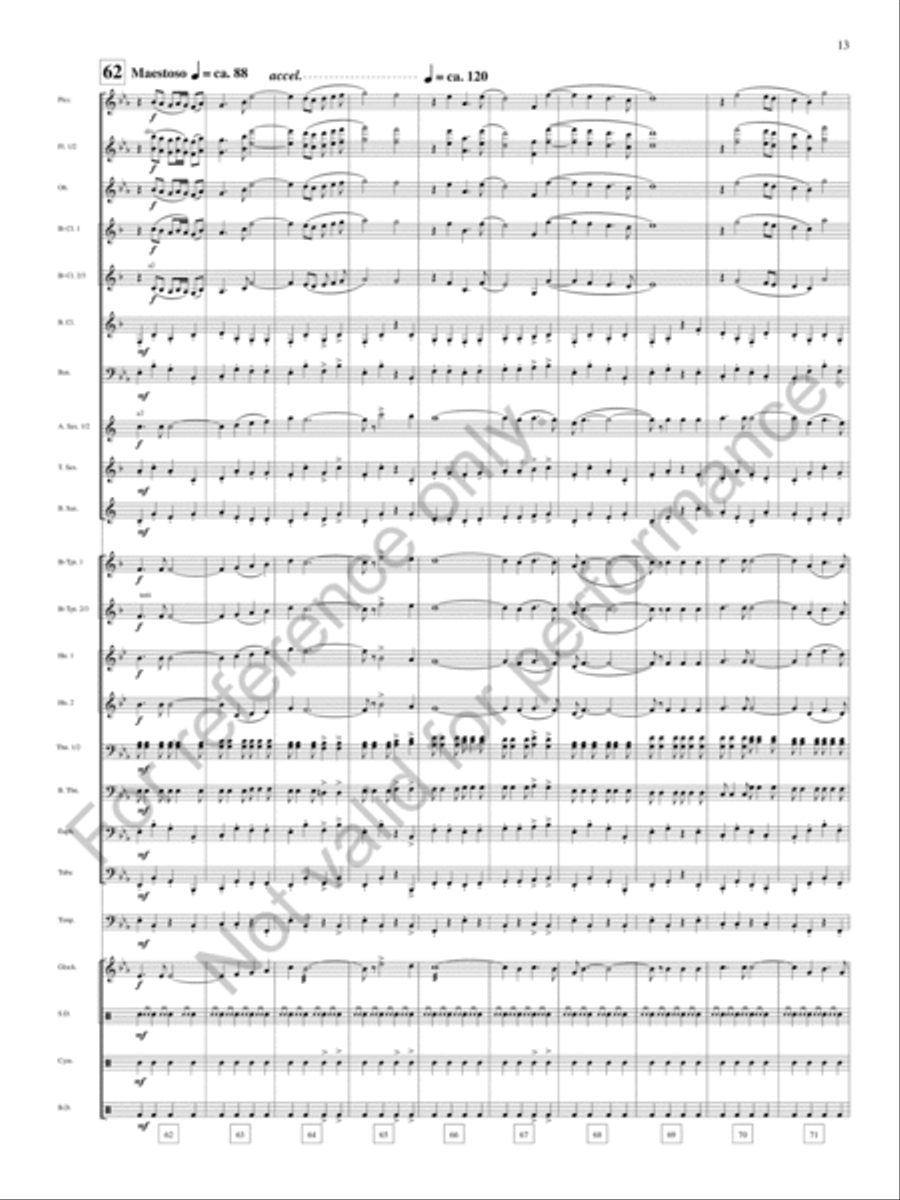 Bound Away Bound Away Concert Band scores gallery preview page 14