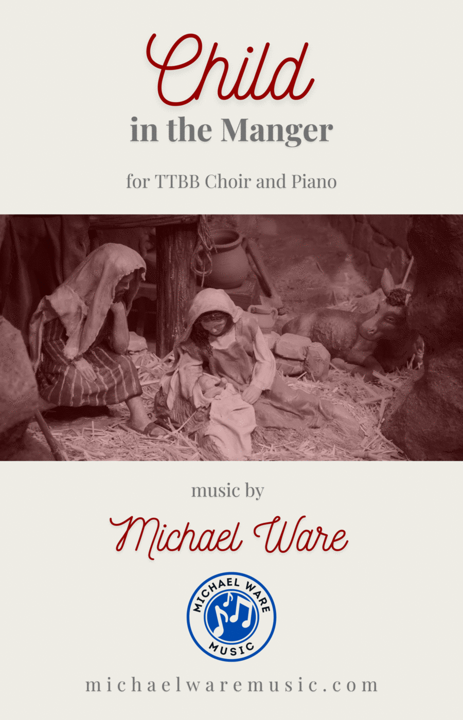 Child in the Manger (TTBB) TTBB scores gallery preview page 1
