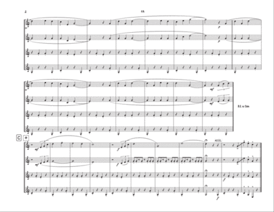 Alphorn Quartet Collection Small Ensemble scores gallery preview page 5