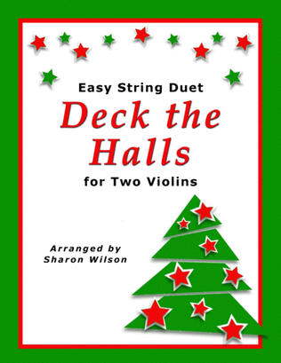 Book cover for Deck the Halls (Easy Violin Duet)
