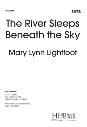 Book cover for The River Sleeps Beneath the Sky