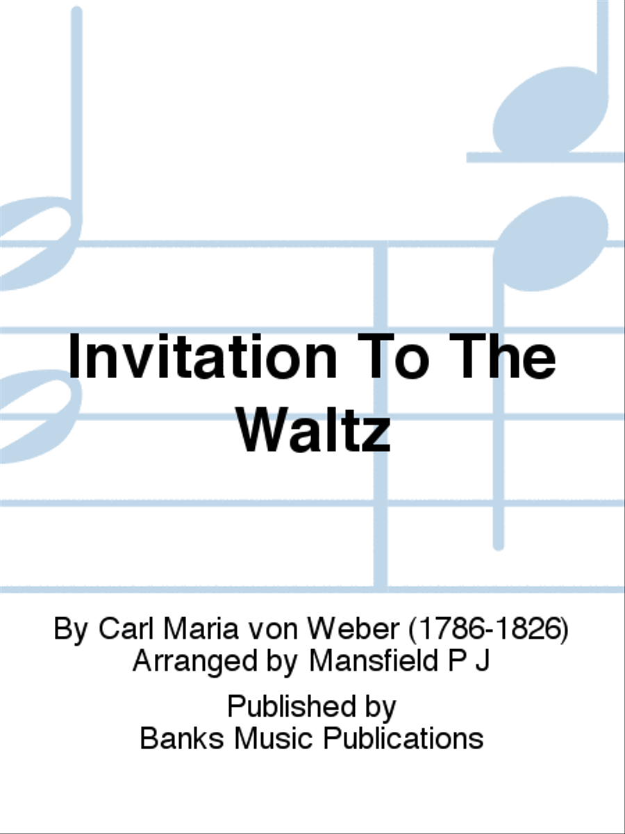 Invitation To The Waltz SSA scores gallery preview page 1