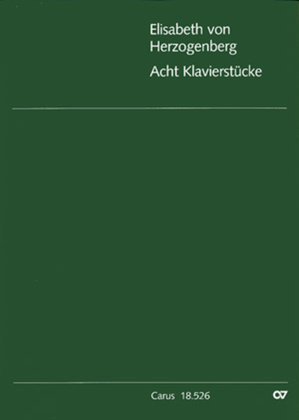 Book cover for Acht Klavierstucke