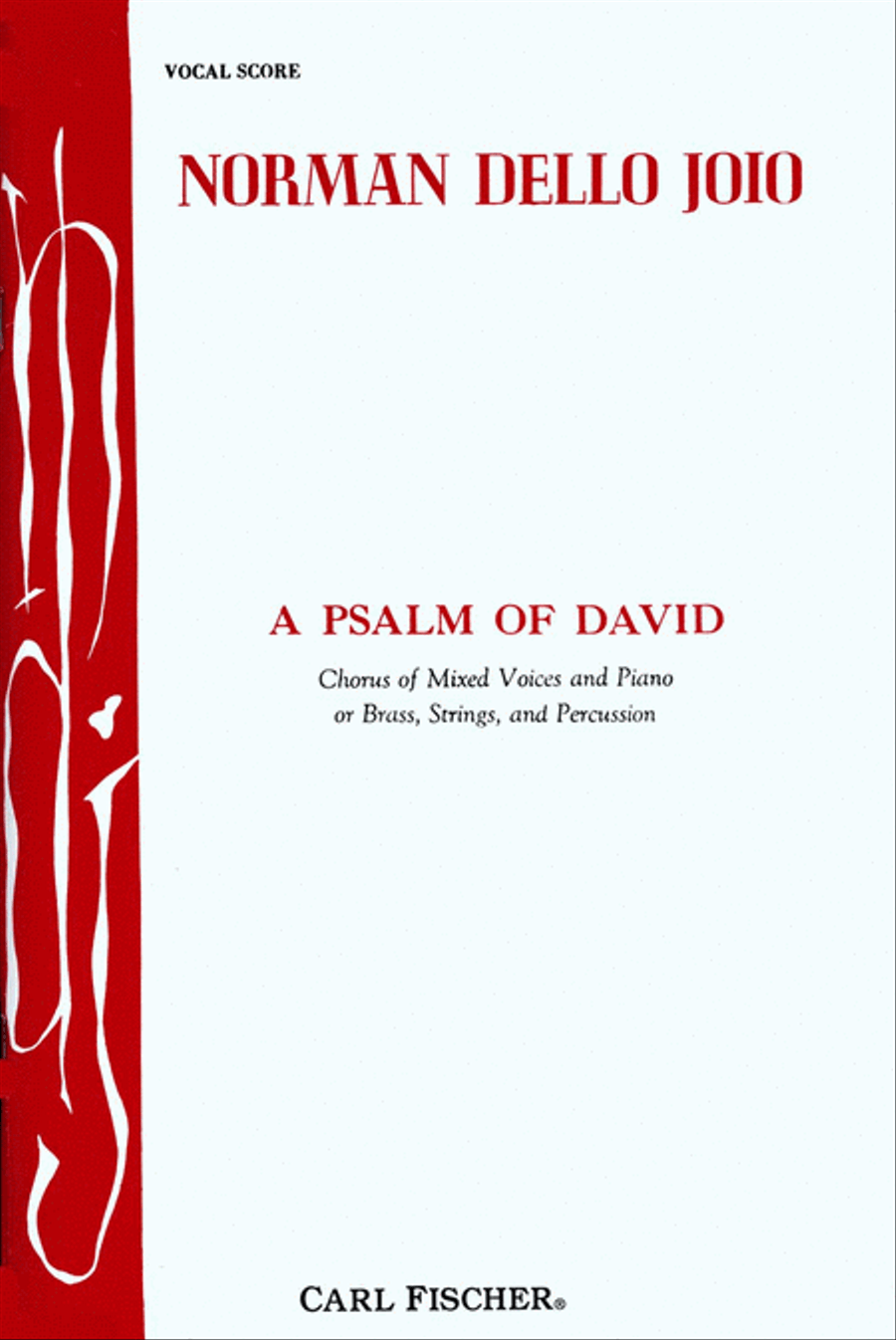 A Psalm of David 4-Part scores gallery preview page 1